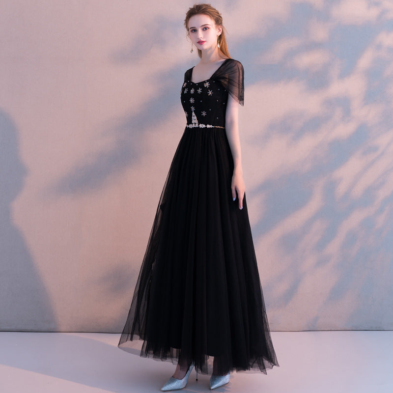 Summer Models A Shoulder Gray Celebrity Birthday Dresses Small Dress Fairy Bridesmaid Dresses - Image 6